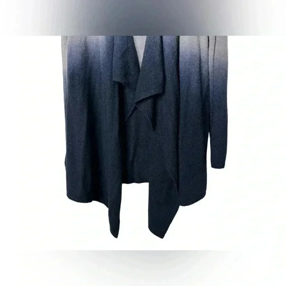 BAREFOOT DREAMS CozyChic Lite Ombre Calypso Wrap Cardigan Loden Carbon S/M - Picture 8 of 16